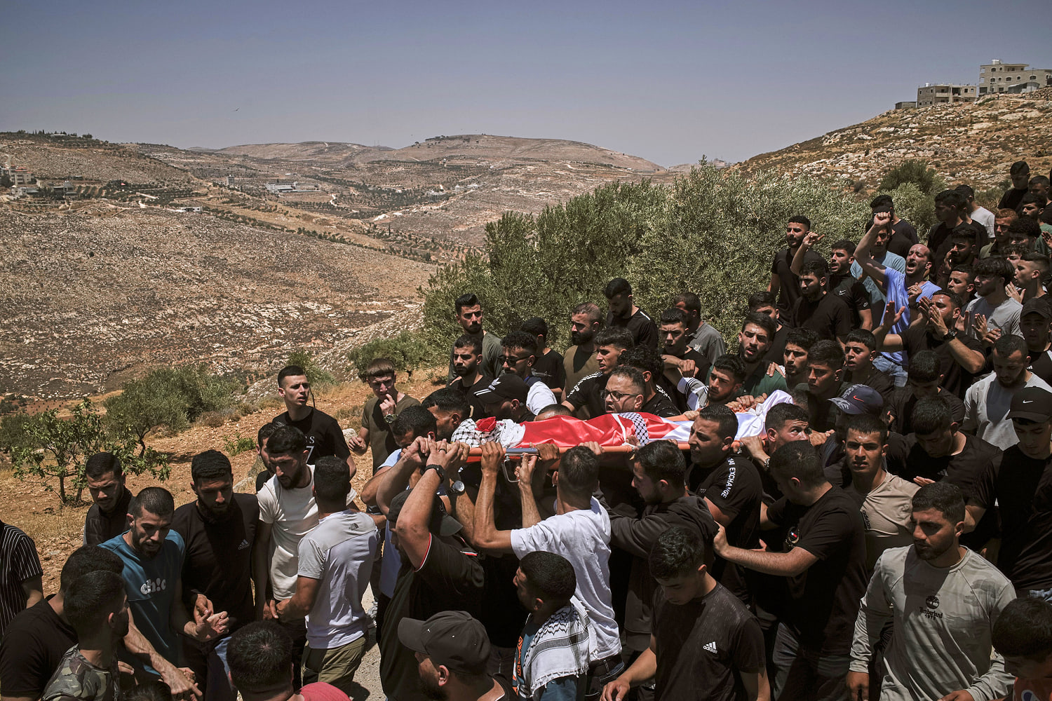 Israeli settlers rampage at a military base in the West Bank​The Associated Press