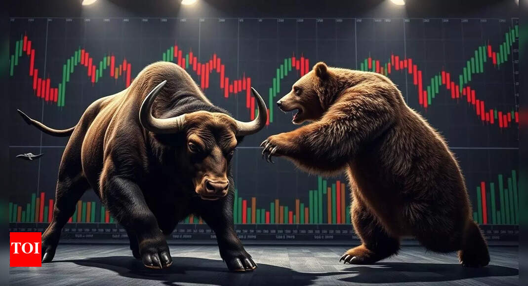 Stock market today: Nifty50, BSE Sensex trade lower after RBI’s policy decision to keep repo rate unchanged