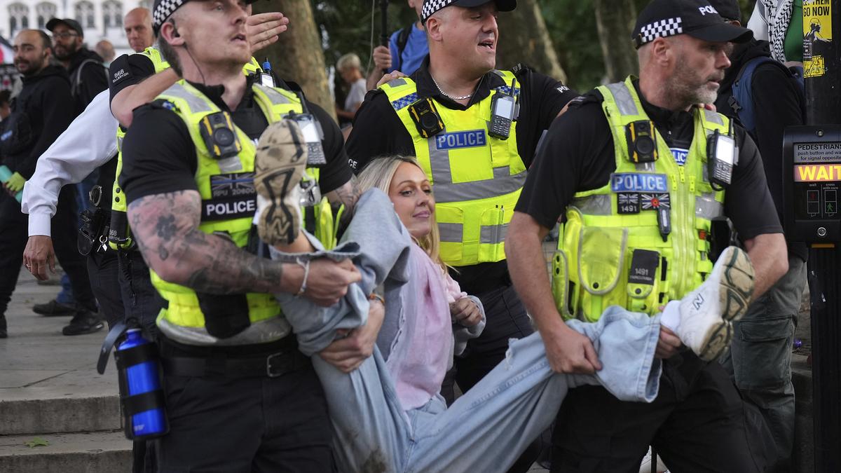 U.K. police arrest hundreds in latest Palestine Action demonstration