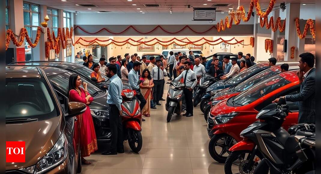Bumper harvest: Auto retails surge 34% in Navratri period on GST cuts