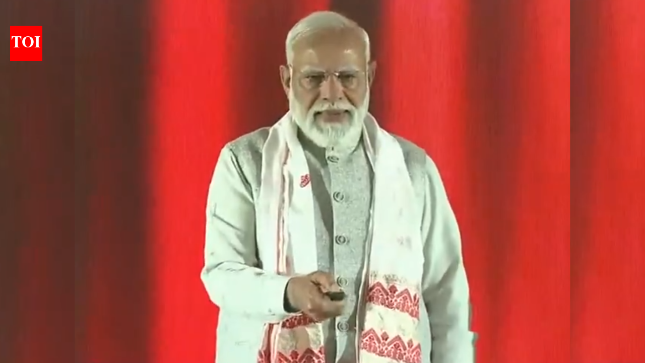 Big push for Assam: PM Modi inaugrates Rs 5,450 crore worth projects; IIM Guwahati, Kumar Bhaskar Varma Setu & more